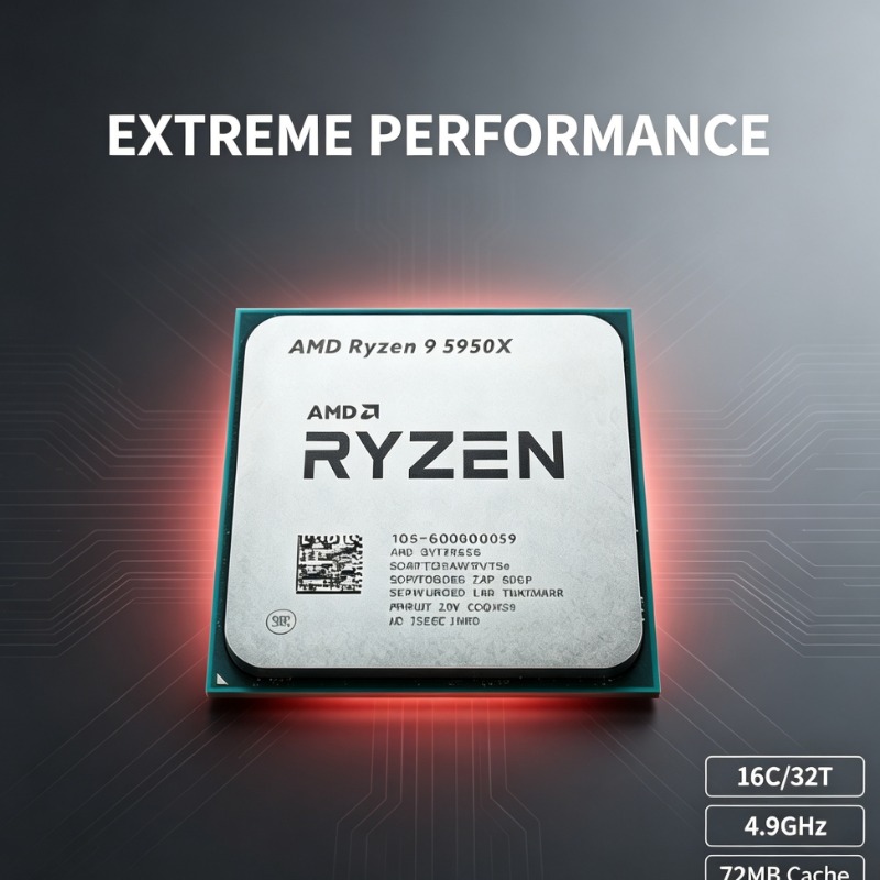 Cpu Cooler - โปรเซสเซอร์ AMD Ryzen9 5950X 16-Core 3.4GHz