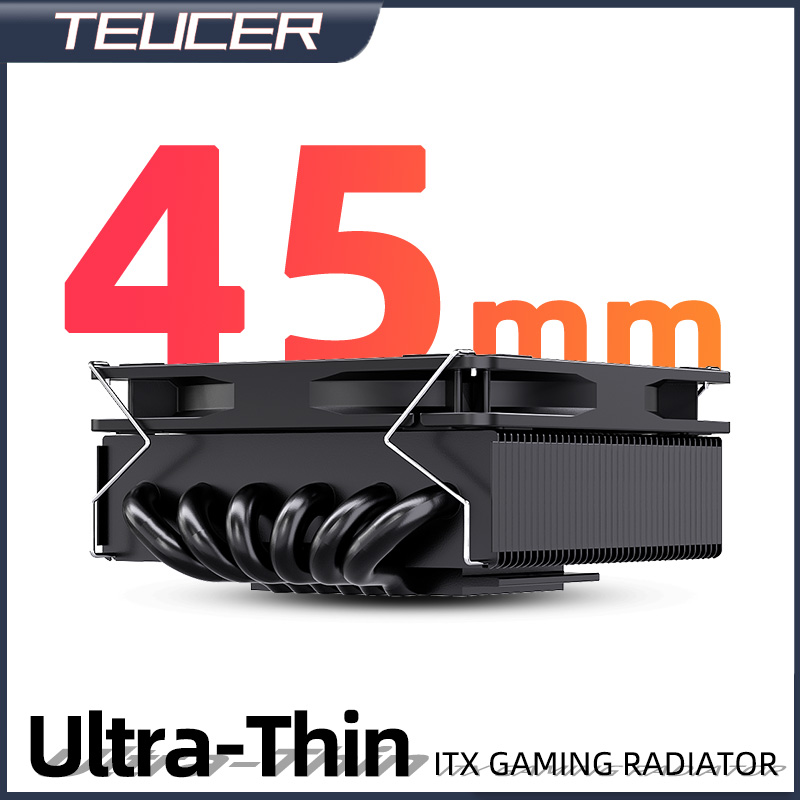 Teucer ความสูง 45 มม.CPU Coole - Air Cooler Cpu บทวิจารณ์และราคา