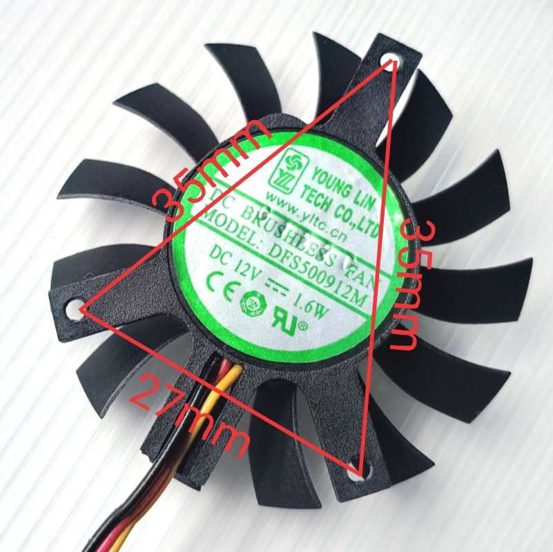 1 ชิ้นใหม่สำหรับ DFS500912L DF - Cpu Cooler บทวิจารณ์และราคา