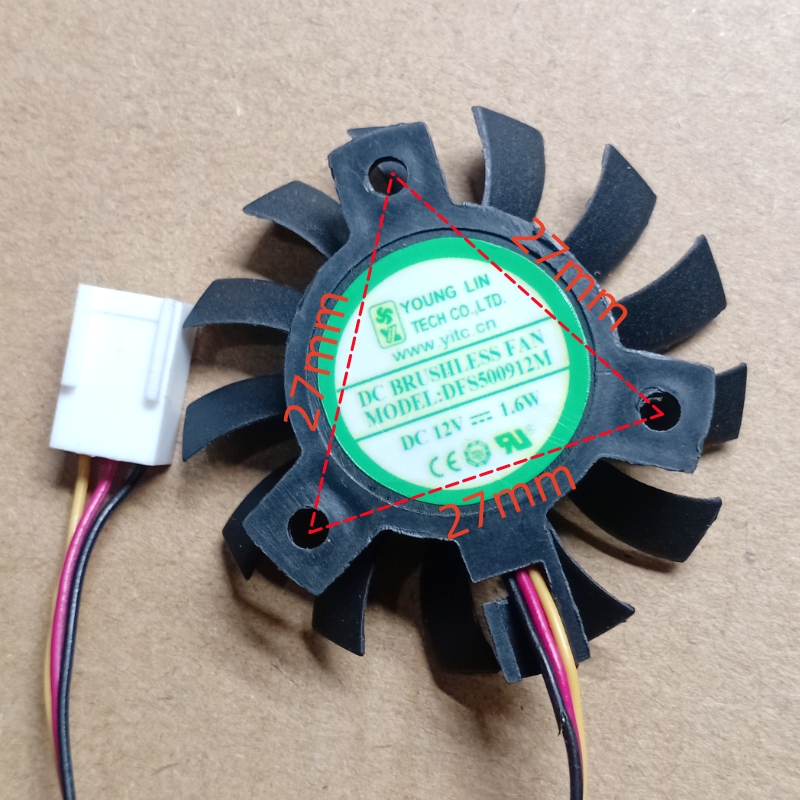 1 ชิ้นใหม่สำหรับ DFS500912L DF - Cpu Cooler บทวิจารณ์และราคา
