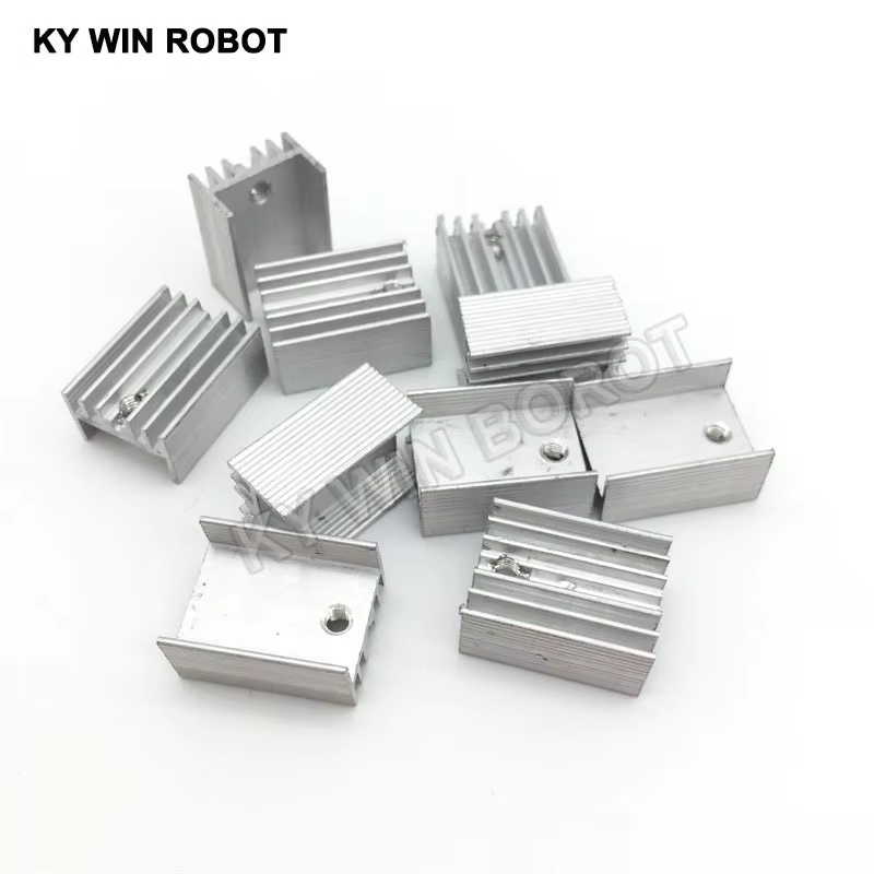 10 ชิ้นอลูมิเนียม TO-220 ฮีทซิ - Heatsink บทวิจารณ์และราคา